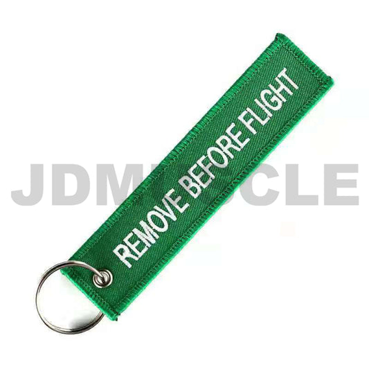 JDMuscle "Remove Before Flight" Key Tag