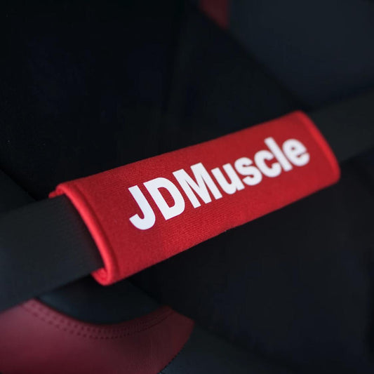 JDMuscle seatbelt shoulder pad - 日本の国内筋肉 -Red