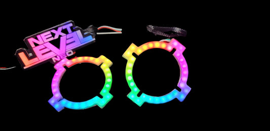 Color Flow Cross Halos 5v Sk6812 Rgbw