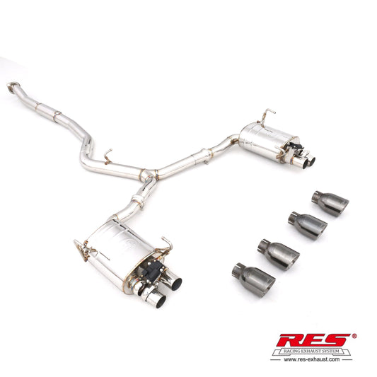 RES X JDMuscle 15-21 WRX/STI Valvetronic Catback Exhaust MT&CVT