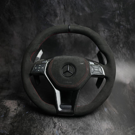 2012-2015 Mercedes Benz A / C / CLA / CLS / GLA / GLK / E / SLK / SL W204 Custom Steering Wheel by Exclusive Steering