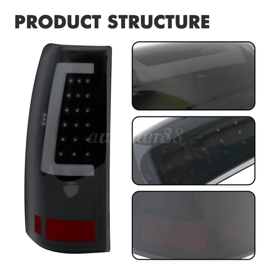 2003-2006 Chevrolet Silverado 1500 LED Tube Smoke Tail Lights