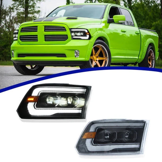 NTXGlow LED Headlights (2009-18 Dodge Ram 1500 & 2013-18 Ram 2500)