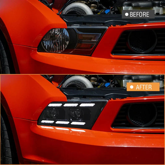 NTXGlow LED Headlights (2010-2014 Ford Mustang)