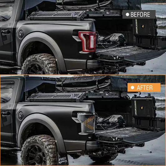 NTXGlow Smoked Digital LED Tail Lights (2015-2020 Ford F-150)