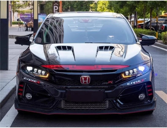 NTXGlow White LED Headlights 2016-2021 Honda Civic (without rotating)