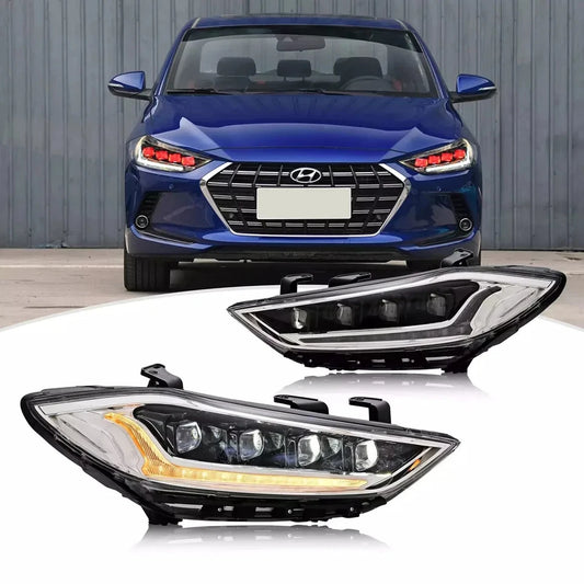 NTXGlow Devil Eyes LED Headlights (2017-2018 Hyundai Elantra)
