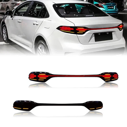 NTXGlow Smoke Red LED Tail Lights (2019-2024 Toyota Corolla US Sedan)