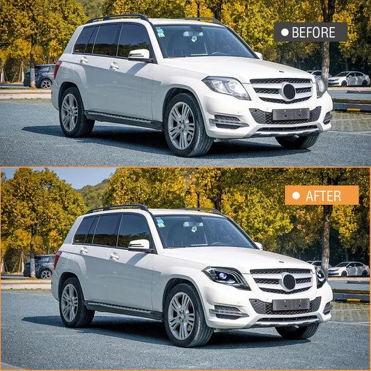 NTXGlow LED Headlights (2013-2015 Mercedes-Benz GLK350, GLK250)
