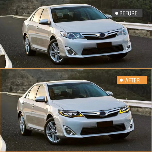 NTXGlow LED triple beam Headlights (2012-2014 Toyota Camry)