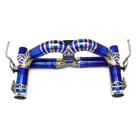 Titanium Straight Exhaust System for Ferrari 488 GTB Spider Pista
