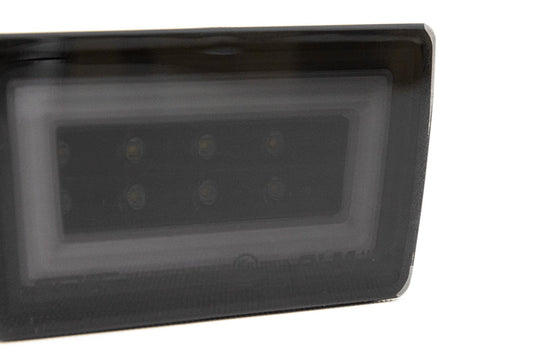 OLM F1 NB+R V2 (Smoke Lens, Gloss Black Base, White Bar) - 2015-2020 WRX / STI