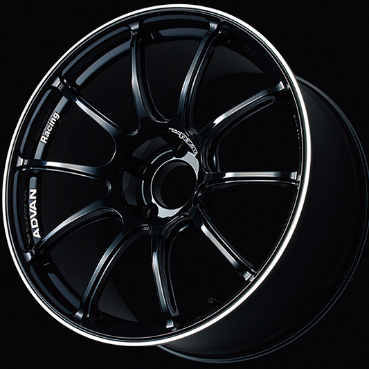 Advan RZII 19x10.0 +25 5x114.3 Racing Gloss Black Wheel