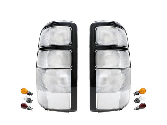 2000-2006 Gmc Yukon Xl Denali 20002006 Chevrolet Suburban Tahoe Clear Euro Style Tail Lights Made By Dpeo