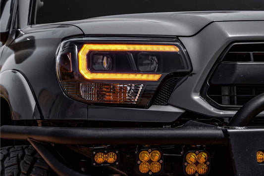 2012-2015 Toyota Tacoma Xb Hybrid Morimoto LED Headlights Amber Drl