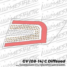 Gv 0814 Impreza Sedan Diy LED Kit