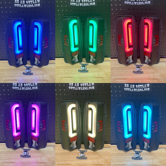 1987-1997 Obs Ford LED Bar Tail Lights