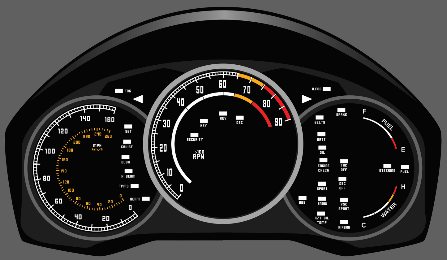 Illumaesthetic FR-S/GT-86/BR-Z (Non-LCD) - Gauge Faces (ZN6)