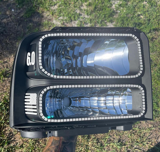 1999-2007 Superduty Double Halo Headlights