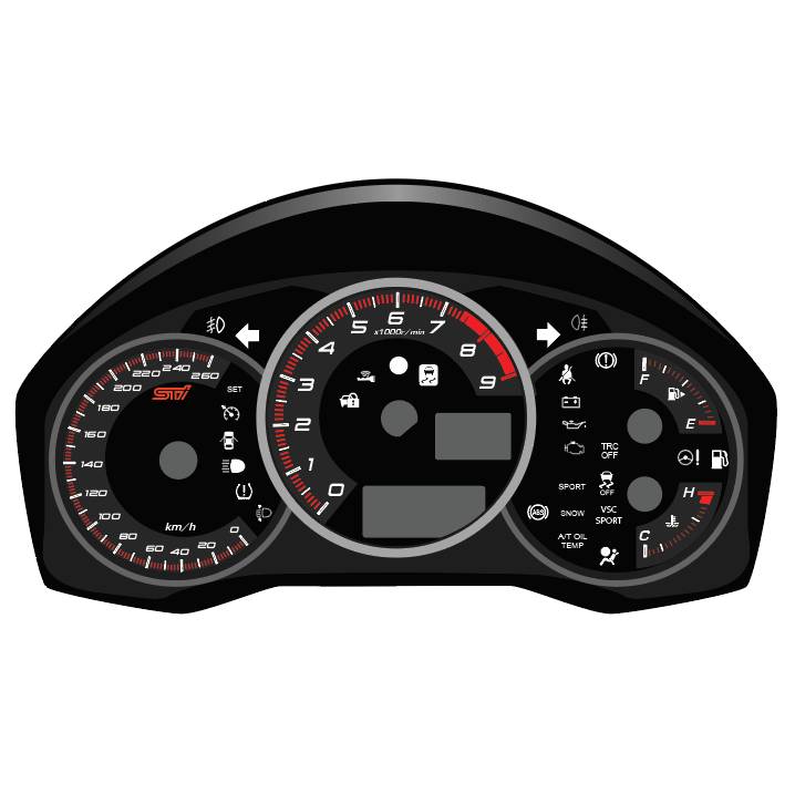 Illumaesthetic FR-S/GT-86/BR-Z (Non-LCD) - Gauge Faces (ZN6)