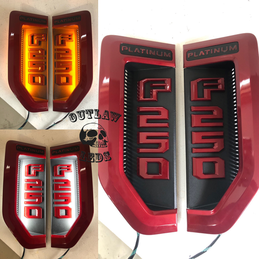 2017-2022 Ford Superduty Switchback Fender Badges