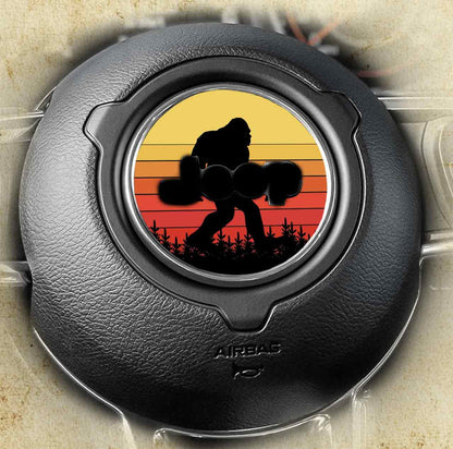 Steering wheel decal Bigfoot decal 144