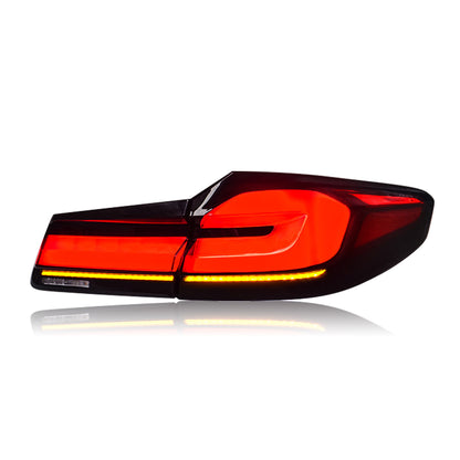 2018-2022 Bmw 5 Series G30 G38 LED Tail Lights