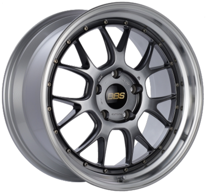 BBS Super RS 19x8.5 / 5x112 / ET43 / 82mm - Diamond Silver w/ Machined Lip PFS Req