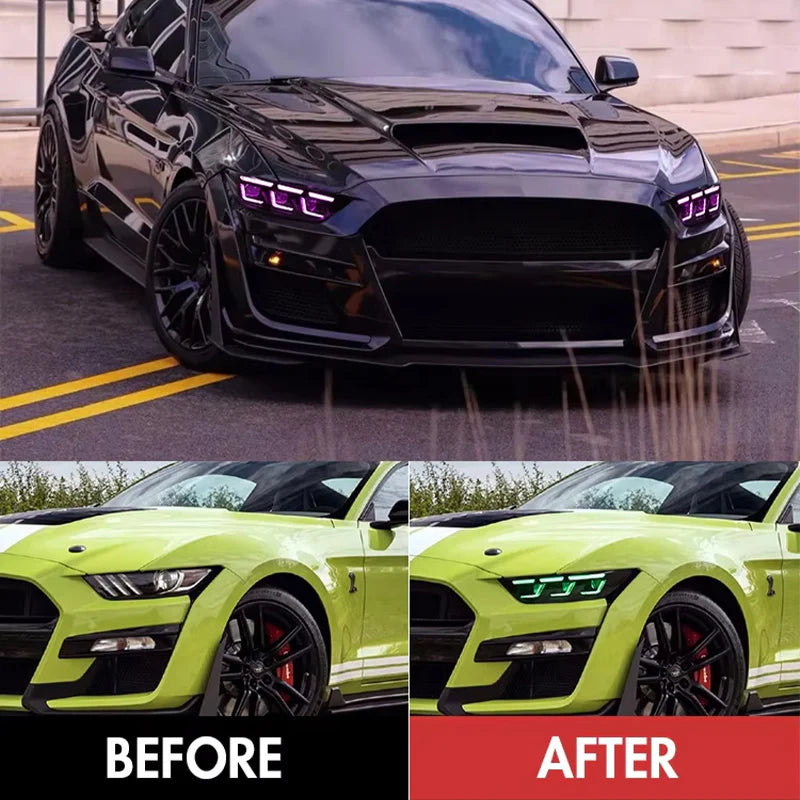 15 - 17 Ford Mustang RGB LED headlights