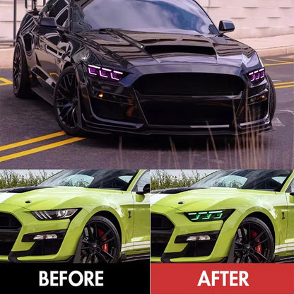 NTXGlow RGB LED Headlights (2015-2017 Ford Mustang)