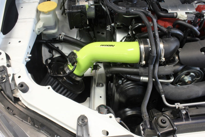 Perrin 18-21 STI Hi-Power Cold Air Intake Neon Yellow | PSP-INT-326NY