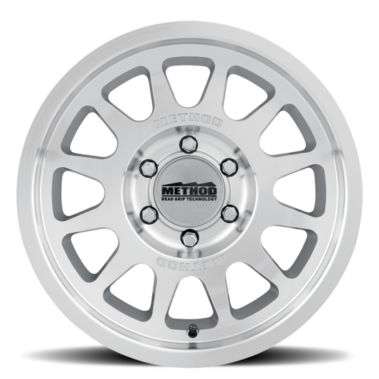 Method MR703 Bead Grip 18x9 12mm Offset 6x135 87mm CB - Machined Clear Coat