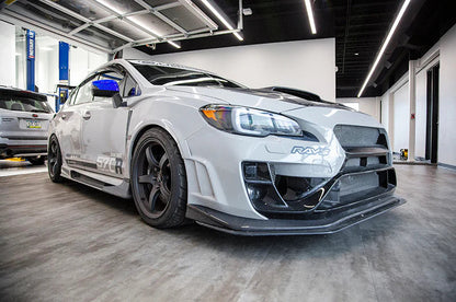 OLM OE Style Mirror Cover with Turn Signal Cutout - World Rally Blue - 2015-2021 Subaru WRX / STI / 2015-2017 Crosstrek