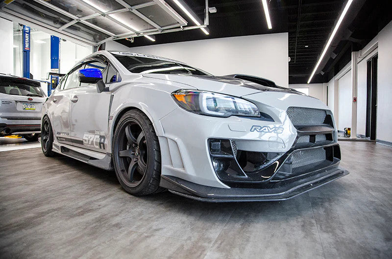 OLM OE Style Mirror Cover with Turn Signal Cutout - Pure Red - 2015-2021 Subaru WRX / STI / 2015-2017 Crosstrek