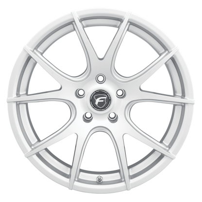 Forgestar CF5V 18x11 / 5x120.65 BP / ET53 / 8.09in BS Gloss Silver Wheel