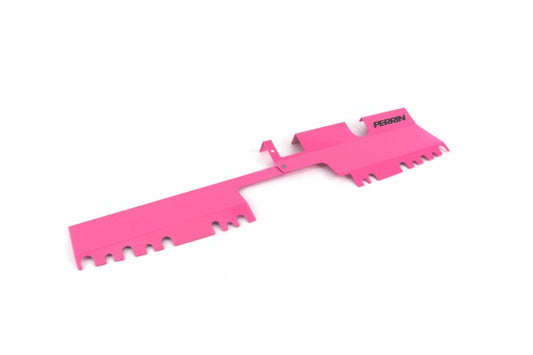 Perrin [15-21 WRX/STI] Radiator Shroud with OEM Intake Scoop - Hyper Pink | PSP-ENG-512-4HP