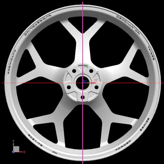 Set of Vorsprung Forged VA-008 Style Wheels