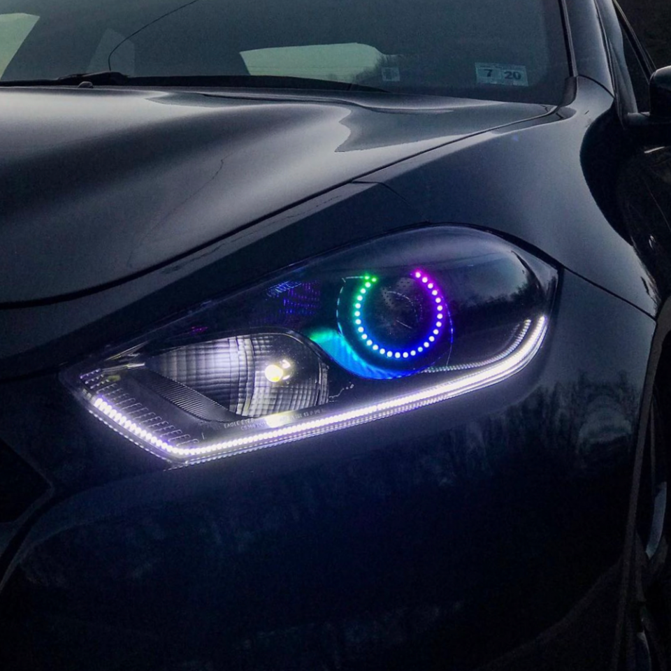 Lighting Trendz 2013-2016 Dodge Dart Flow Series Halo & Fog Halo LED Kit