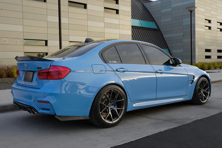 F80 F30 BMW PSM Style High Kick Genuine Dry Carbon Fiber Trunk Spoiler fits BMW F series M3 335i 340i