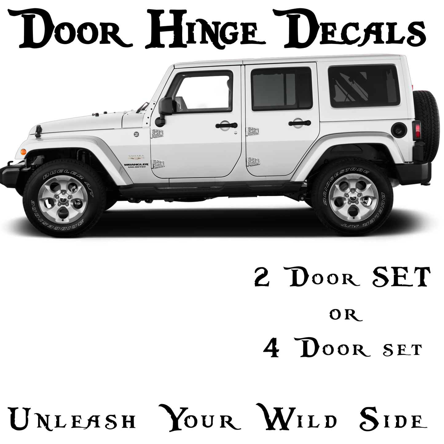 Dragon scales Door hinge decals 17
