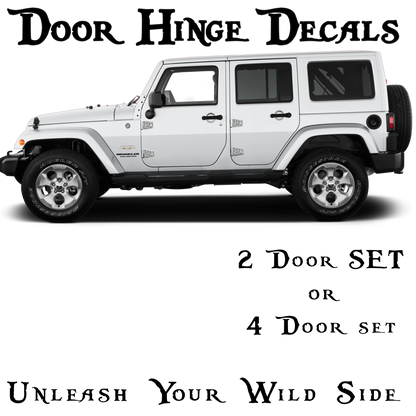Dragon scales Door hinge decals 17