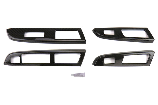 OLM Carbon Fiber Switch Panel Covers - 2015-2016 WRX / 2015-2016 STI