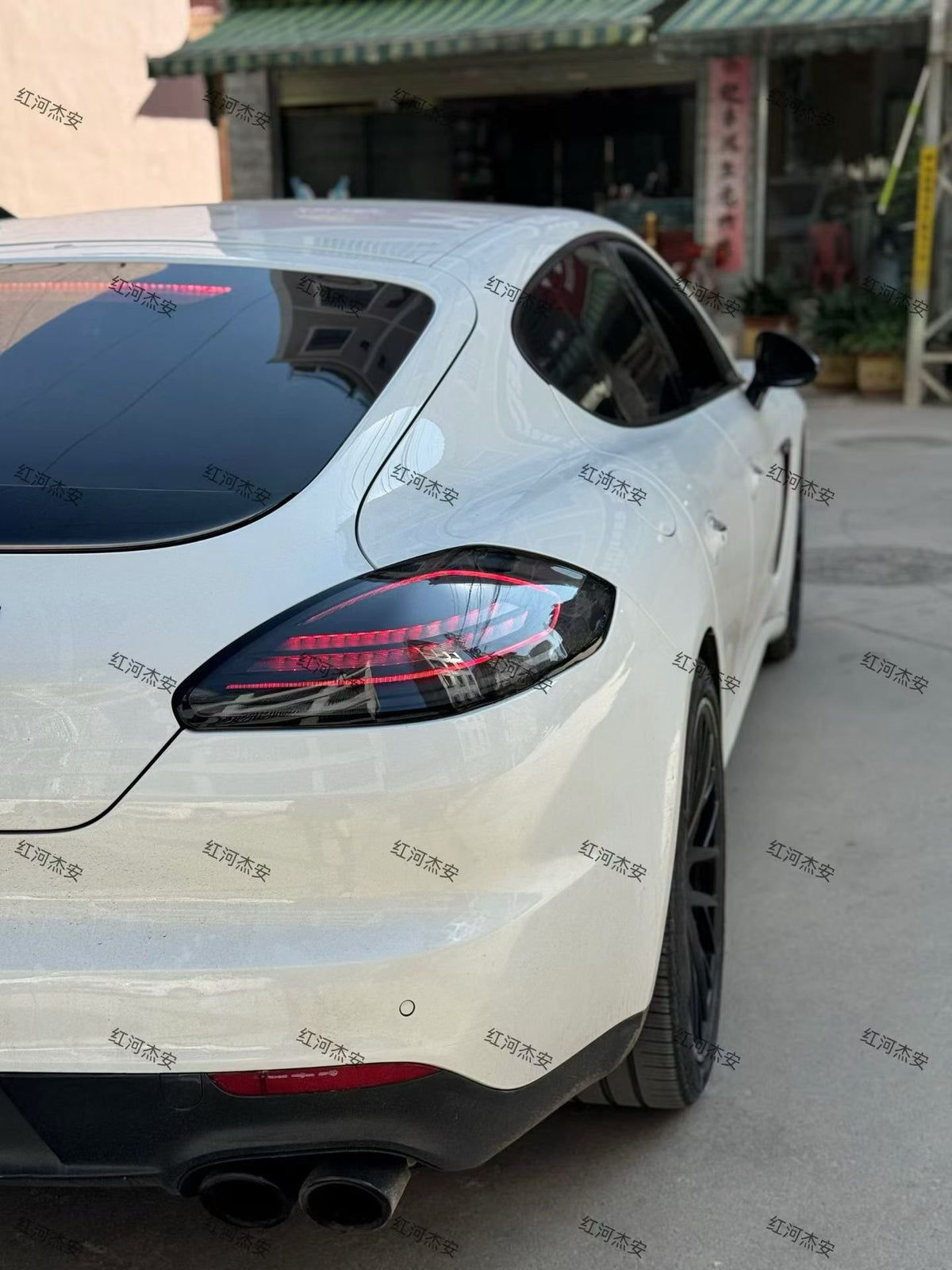 Porsche Panamera clear tail lights by JIEAN Lights – photo 3