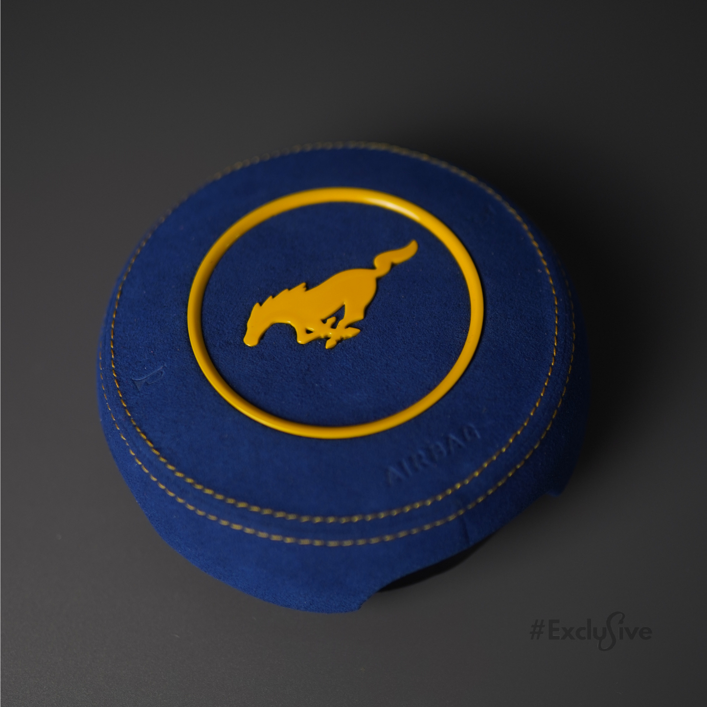 Exclusive Steering Custom Airbag Cover for 15-17 Ford Mustang