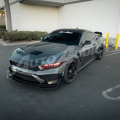 2024-2026 Mustang S650 Type-GTD Carbon Fiber Bumper Full Kit For GT/EcoBoost