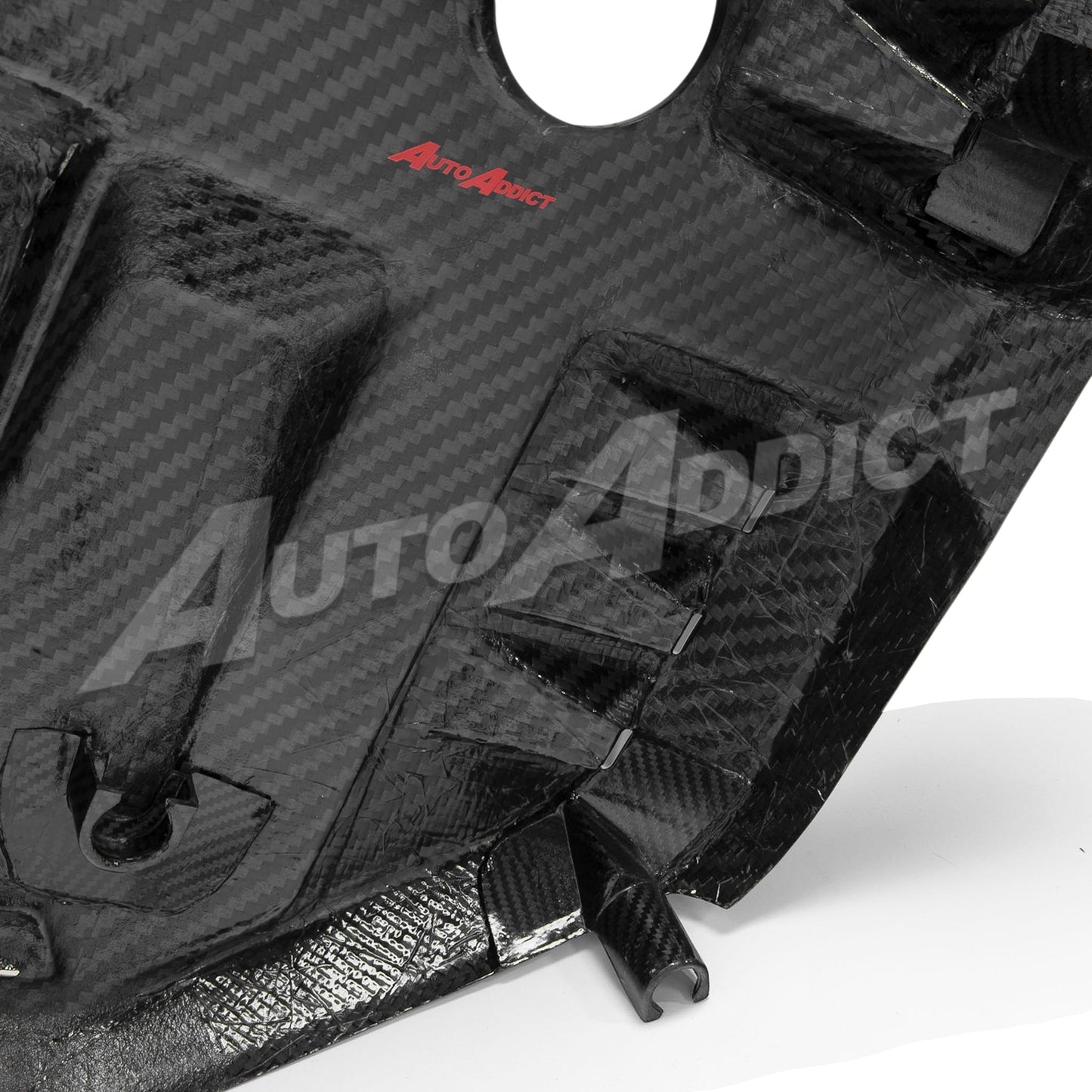 2021-2026 BMW G80 M3 G82 G83 Dry Gloss Double Sided Carbon Fiber Engine Cover Replacement