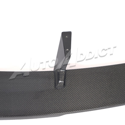 2021-2026 BMW G82 M4 Dry Gloss Double Sided Carbon Fiber V2 Rear Spoiler