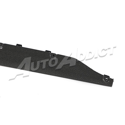 2021-2026 BMW G80 M3 Dry Gloss Double Sided Carbon Fiber V3 Side Skirts Pair