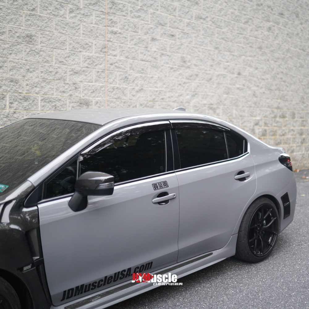 JDMuscle [15-21 WRX/STI] OE Style Rain Guards / Window Visors