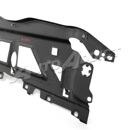 2021-2026 BMW G80 G82 M3 M4 Dry Gloss Carbon Fiber Water Tank Radiator Plate Cover